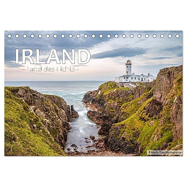 Irland, Land des Lichts (Tischkalender 2024 DIN A5 quer), CALVENDO Monatskalender, Martin Ziaja