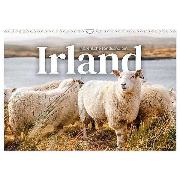 Irland - Malerische Landschaften (Wandkalender 2024 DIN A3 quer), CALVENDO Monatskalender, Happy Monkey