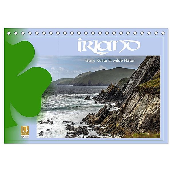 Irland - Rauhe Küste und Wilde Natur (Tischkalender 2024 DIN A5 quer), CALVENDO Monatskalender, Dirk Stamm