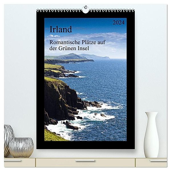 Irland - Romantische Plätze auf der Grünen Insel (hochwertiger Premium Wandkalender 2024 DIN A2 hoch), Kunstdruck in Hochglanz, Holger Hess