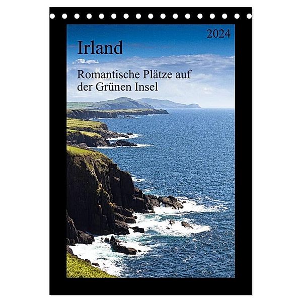 Irland - Romantische Plätze auf der Grünen Insel (Tischkalender 2024 DIN A5 hoch), CALVENDO Monatskalender, Holger Hess