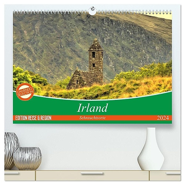 Irland - Sehnsuchtsorte 2024 (hochwertiger Premium Wandkalender 2024 DIN A2 quer), Kunstdruck in Hochglanz, Christoph Stempel