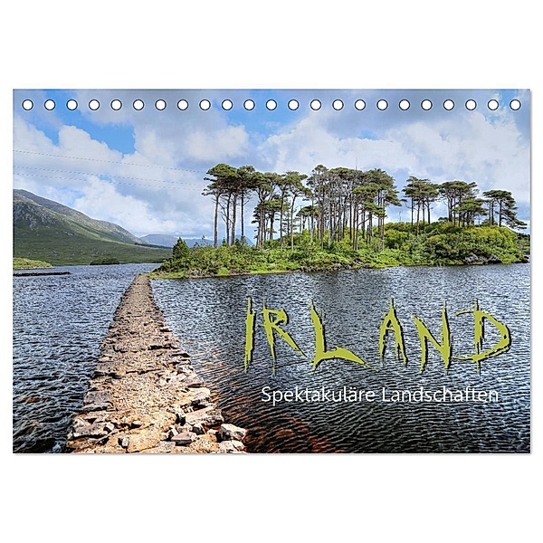 Irland - spektakuläre Landschaften (Tischkalender 2024 DIN A5 quer), CALVENDO Monatskalender, Dirk Stamm