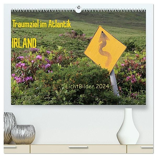 IRLAND Traumziel im Atlantik (hochwertiger Premium Wandkalender 2024 DIN A2 quer), Kunstdruck in Hochglanz, Frank Weber