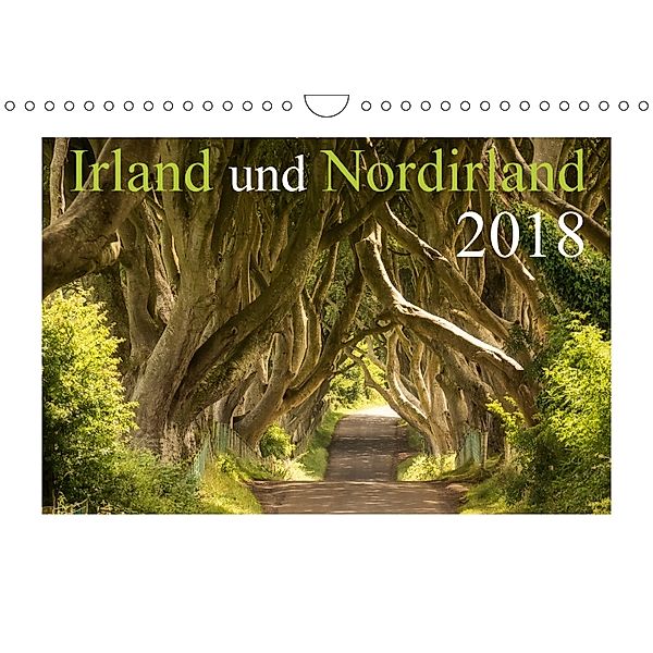 Irland und Nordirland 2018 (Wandkalender 2018 DIN A4 quer), Katja Jentschura