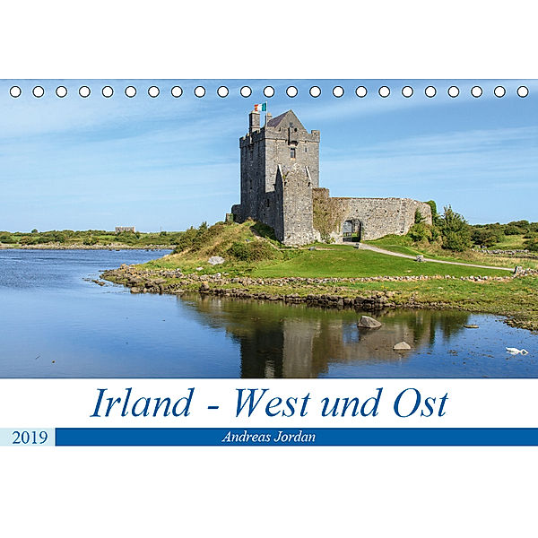 Irland - West und Ost (Tischkalender 2019 DIN A5 quer), Andreas Jordan