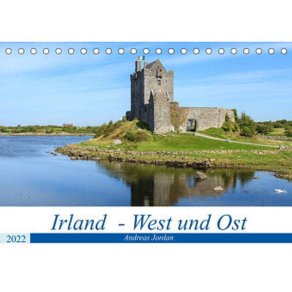 Irland - West und Ost (Tischkalender 2022 DIN A5 quer), Andreas Jordan