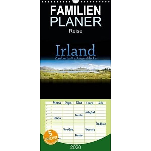 Irland - Zauberhafte Augenblicke - Familienplaner hoch (Wandkalender 2020 , 21 cm x 45 cm, hoch), Markus Gann