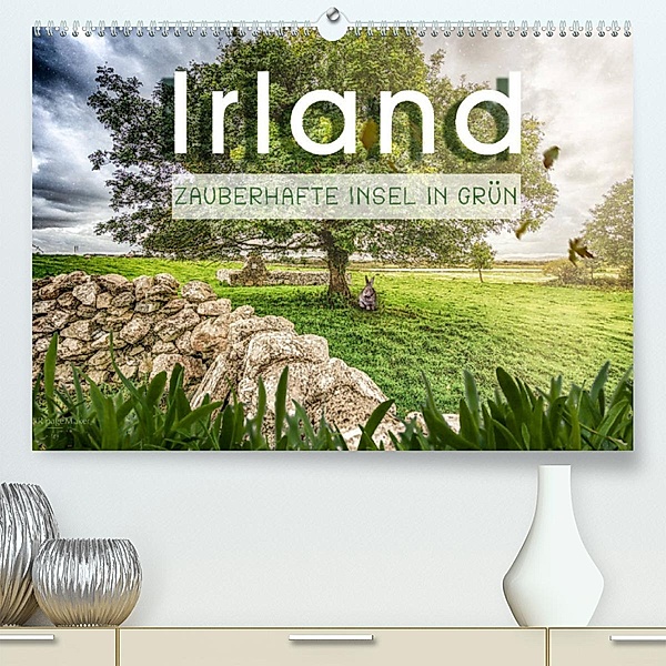 Irland - Zauberhafte Insel in grün (Premium, hochwertiger DIN A2 Wandkalender 2023, Kunstdruck in Hochglanz), Monika Schöb