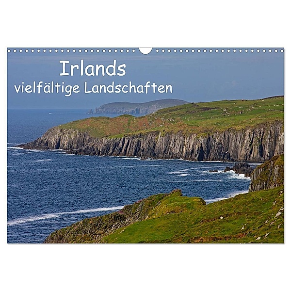 Irlands vielfältige Landschaften (Wandkalender 2024 DIN A3 quer), CALVENDO Monatskalender, Leon Uppena