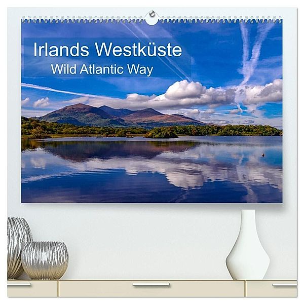 Irlands Westküste - Wild Atlantik Way (hochwertiger Premium Wandkalender 2025 DIN A2 quer), Kunstdruck in Hochglanz, Calvendo, Jürgen Klust