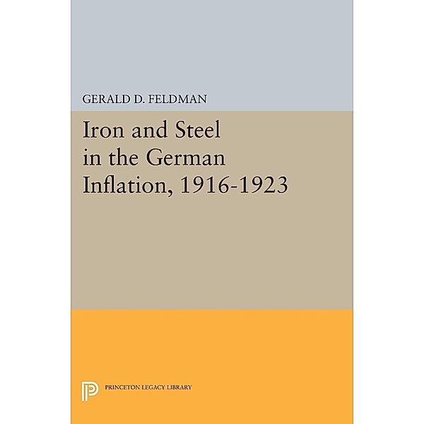 Iron and Steel in the German Inflation, 1916-1923 / Princeton Legacy Library Bd.1771, Gerald D. Feldman