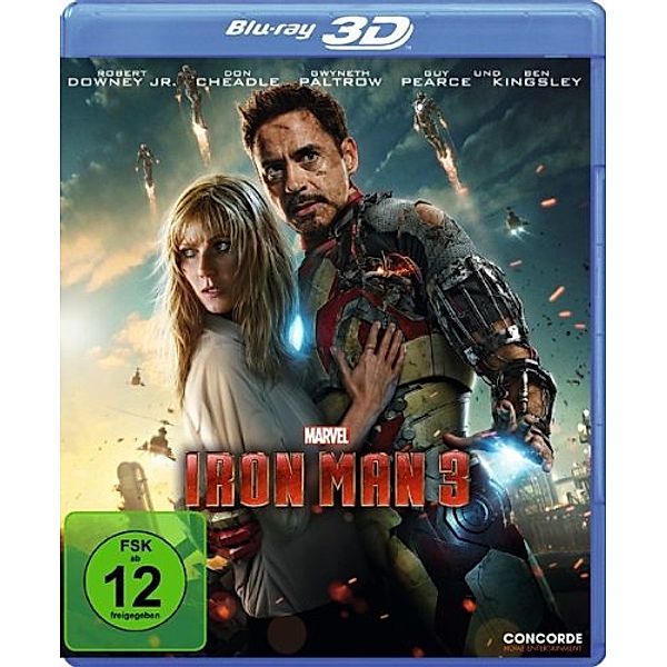 Iron Man 3 - 3D-Version, Iron Man 3-3D, Bd