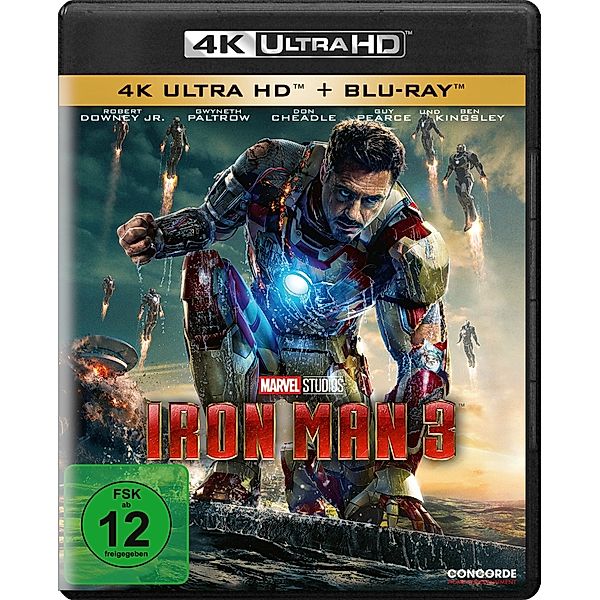 Iron Man 3 (4K Ultra HD), Robert Downey, Gwyneth Paltrow
