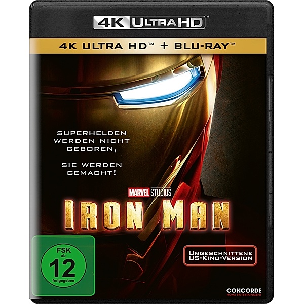 Iron Man (4K Ultra HD), Iron Man UHD, 2BD