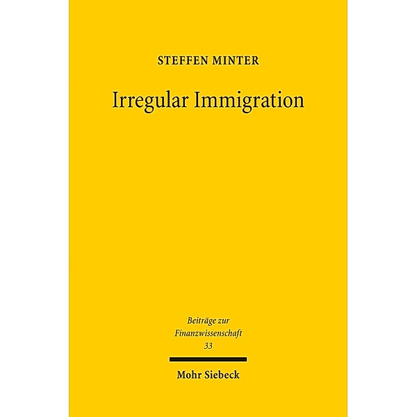 Irregular Immigration, Steffen Minter