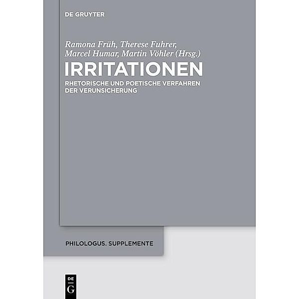 Irritationen / Philologus. Supplemente / Philologus. Supplementary Volumes Bd.2