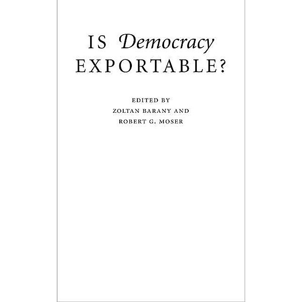 Is Democracy Exportable?