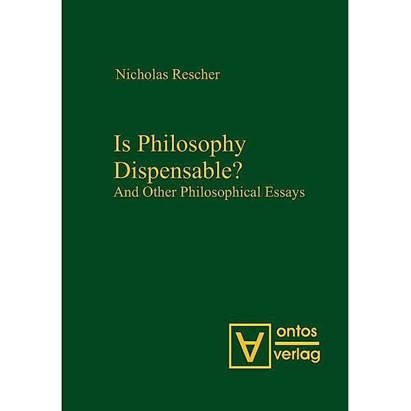 Is Philosophy Dispensable?, Nicholas Rescher