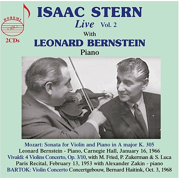 Isaac Stern: Live,Vol.2, Isaac Stern, Leonard Bernstein