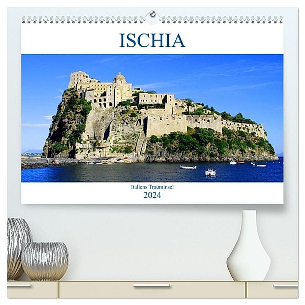Ischia - Italiens Trauminsel (hochwertiger Premium Wandkalender 2024 DIN A2 quer), Kunstdruck in Hochglanz, Peter Schneider