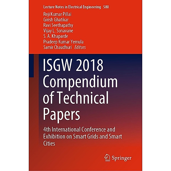 ISGW 2018 Compendium of Technical Papers / Lecture Notes in Electrical Engineering Bd.580
