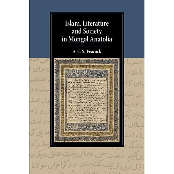 Islam, Literature and Society in Mongol Anatolia / Cambridge Studies in Islamic Civilization, A. C. S. Peacock