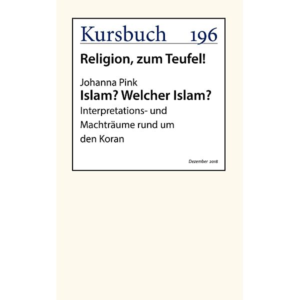 Islam? Welcher Islam?, Johanna Pink