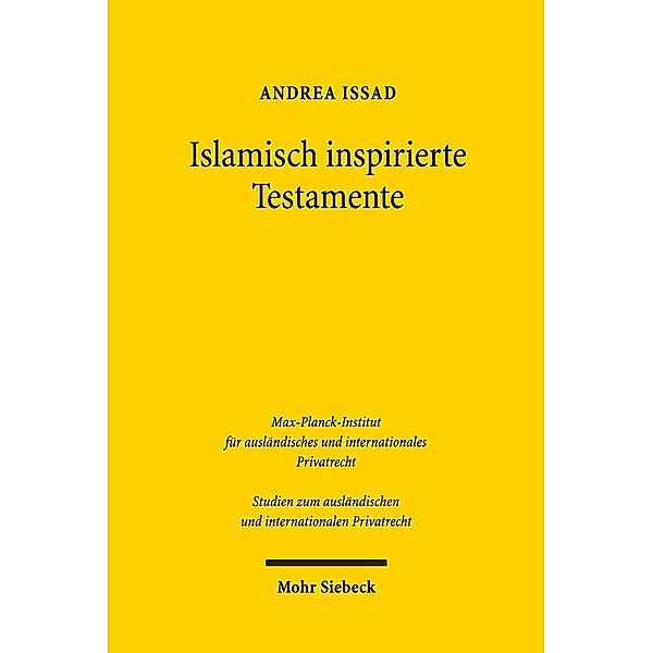 Islamisch inspirierte Testamente, Andrea Issad