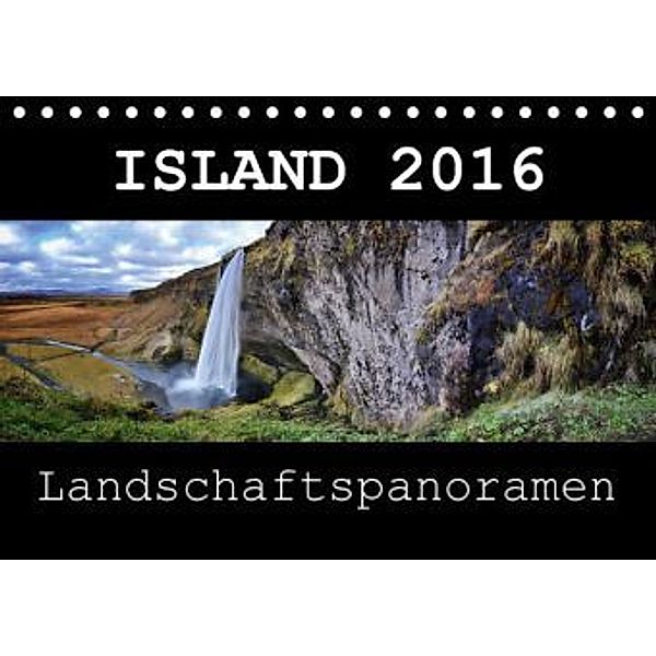 Island 2016 Landschaftspanoramen (Tischkalender 2016 DIN A5 quer), Dirk Vonten