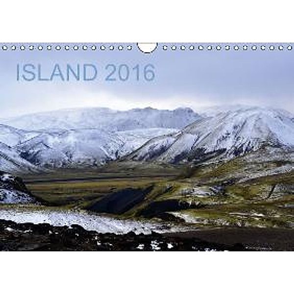 Island 2016 (Wandkalender 2016 DIN A4 quer), Iwona Schellnegger