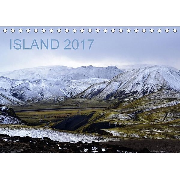 Island 2017 (Tischkalender 2017 DIN A5 quer), Iwona Schellnegger