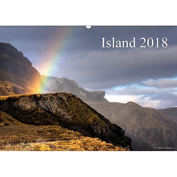 Island 2018 (Wandkalender 2018 DIN A2 quer), Oliver Schwenn