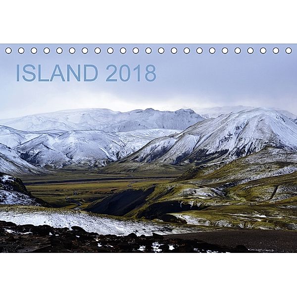 Island 2018AT-Version (Tischkalender 2018 DIN A5 quer), Iwona Schellnegger