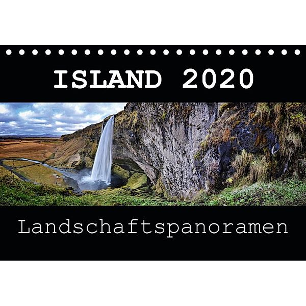 Island 2020 Landschaftspanoramen (Tischkalender 2020 DIN A5 quer), Dirk Vonten