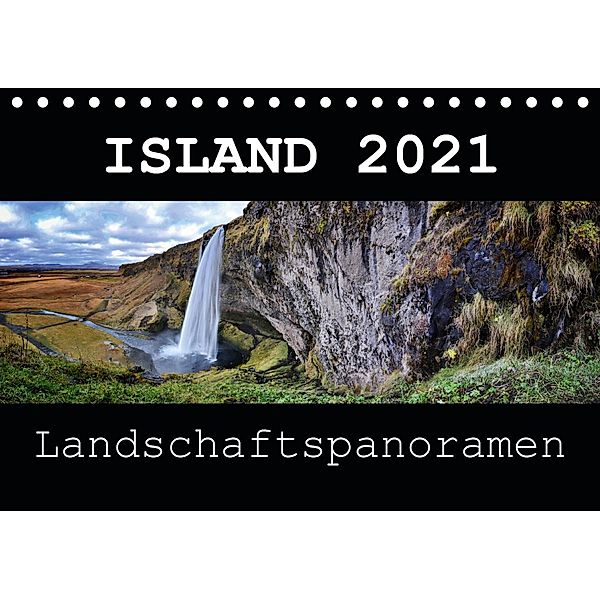 Island 2021 Landschaftspanoramen (Tischkalender 2021 DIN A5 quer), Dirk Vonten