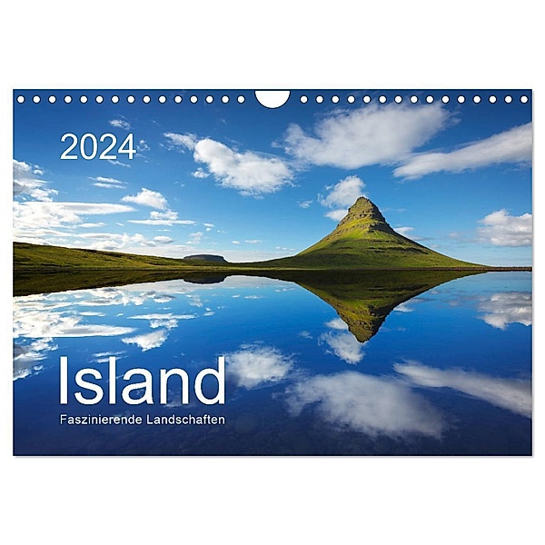 ISLAND 2024 - Faszinierende Landschaften (Wandkalender 2024 DIN A4 quer), CALVENDO Monatskalender, Lucyna Koch