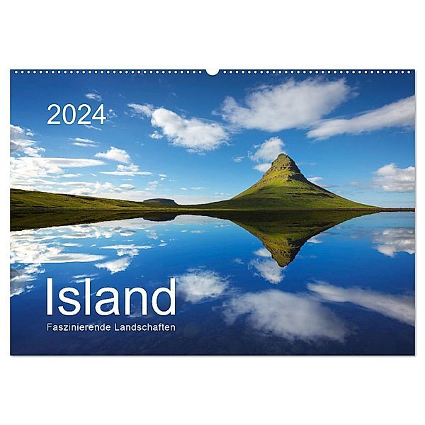 ISLAND 2024 - Faszinierende Landschaften (Wandkalender 2024 DIN A2 quer), CALVENDO Monatskalender, Lucyna Koch