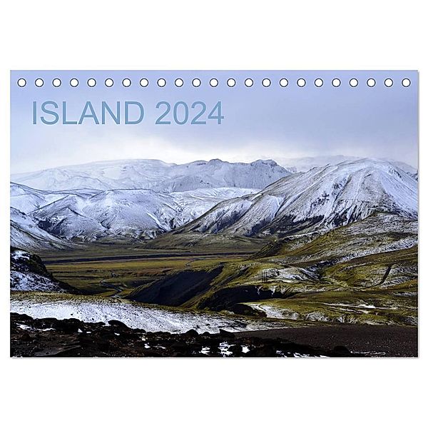 Island 2024 (Tischkalender 2024 DIN A5 quer), CALVENDO Monatskalender, Iwona Schellnegger