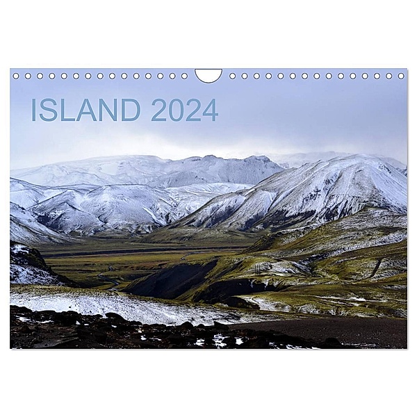 Island 2024 (Wandkalender 2024 DIN A4 quer), CALVENDO Monatskalender, Iwona Schellnegger