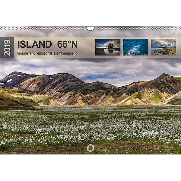 Island 66°N faszinierend, emotional, atemberaubend (Wandkalender 2019 DIN A3 quer), Peter Leipe