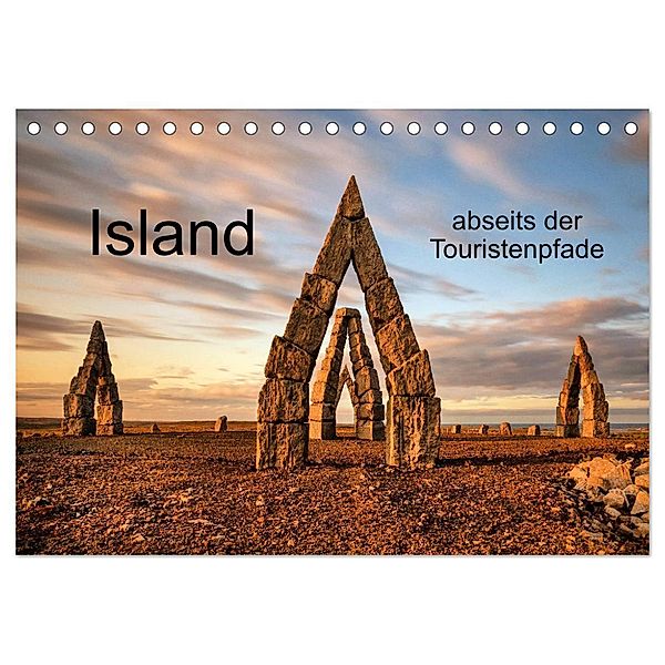 Island abseits der Touristenpfade (Tischkalender 2024 DIN A5 quer), CALVENDO Monatskalender, Anne Berger