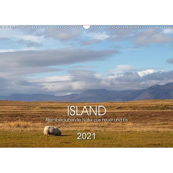 ISLAND Atemberaubende Natur aus Feuer und Eis (Wandkalender 2021 DIN A3 quer), Denise Graupner