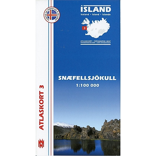 Island Atlaskort 03 Snaefells 1 : 100 000