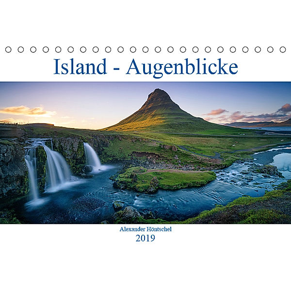 Island - Augenblicke 2019 (Tischkalender 2019 DIN A5 quer), Alexander Höntschel