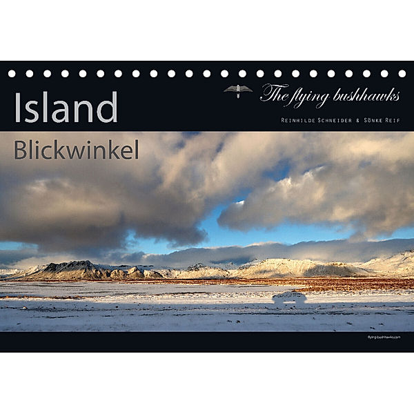 Island Blickwinkel 2023 (Tischkalender 2023 DIN A5 quer), The flying bushhawks