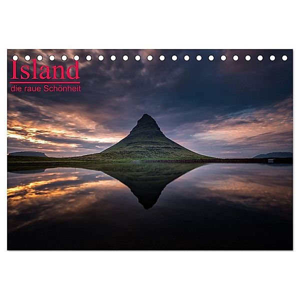 Island - die raue Schönheit (Tischkalender 2024 DIN A5 quer), CALVENDO Monatskalender, Dieter Weck