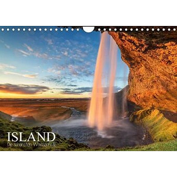 Island - Die schönsten Wasserfälle (Wandkalender 2021 DIN A4 quer), Thomas Schnitzler Naturfotografie