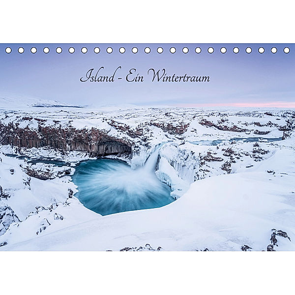 Island - Ein Wintertraum (Tischkalender 2019 DIN A5 quer), Markus van Hauten