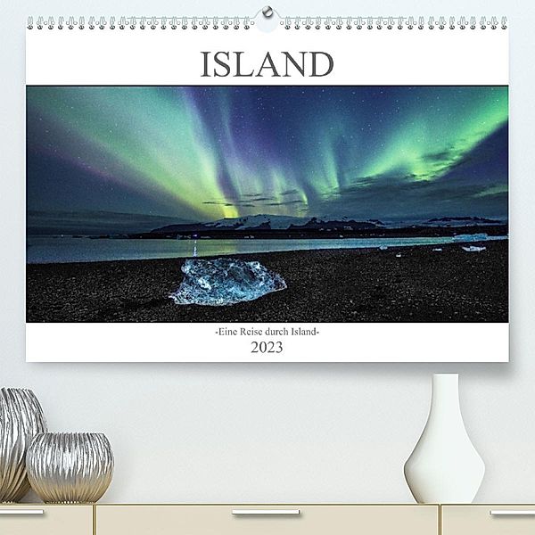 Island -Eine Reise durch Island- (Premium, hochwertiger DIN A2 Wandkalender 2023, Kunstdruck in Hochglanz), Peter Spellerberg